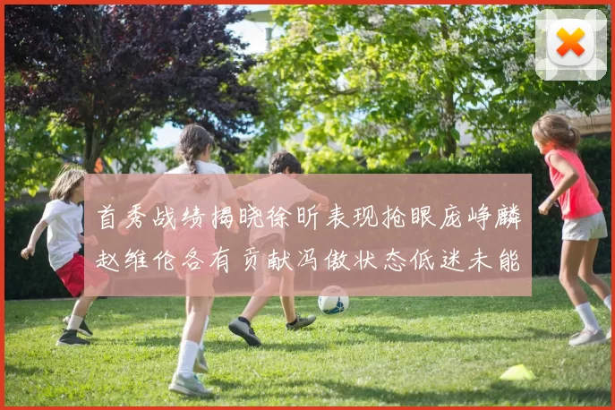 首秀战绩揭晓徐昕表现抢眼庞峥麟赵维伦各有贡献冯傲状态低迷未能得分